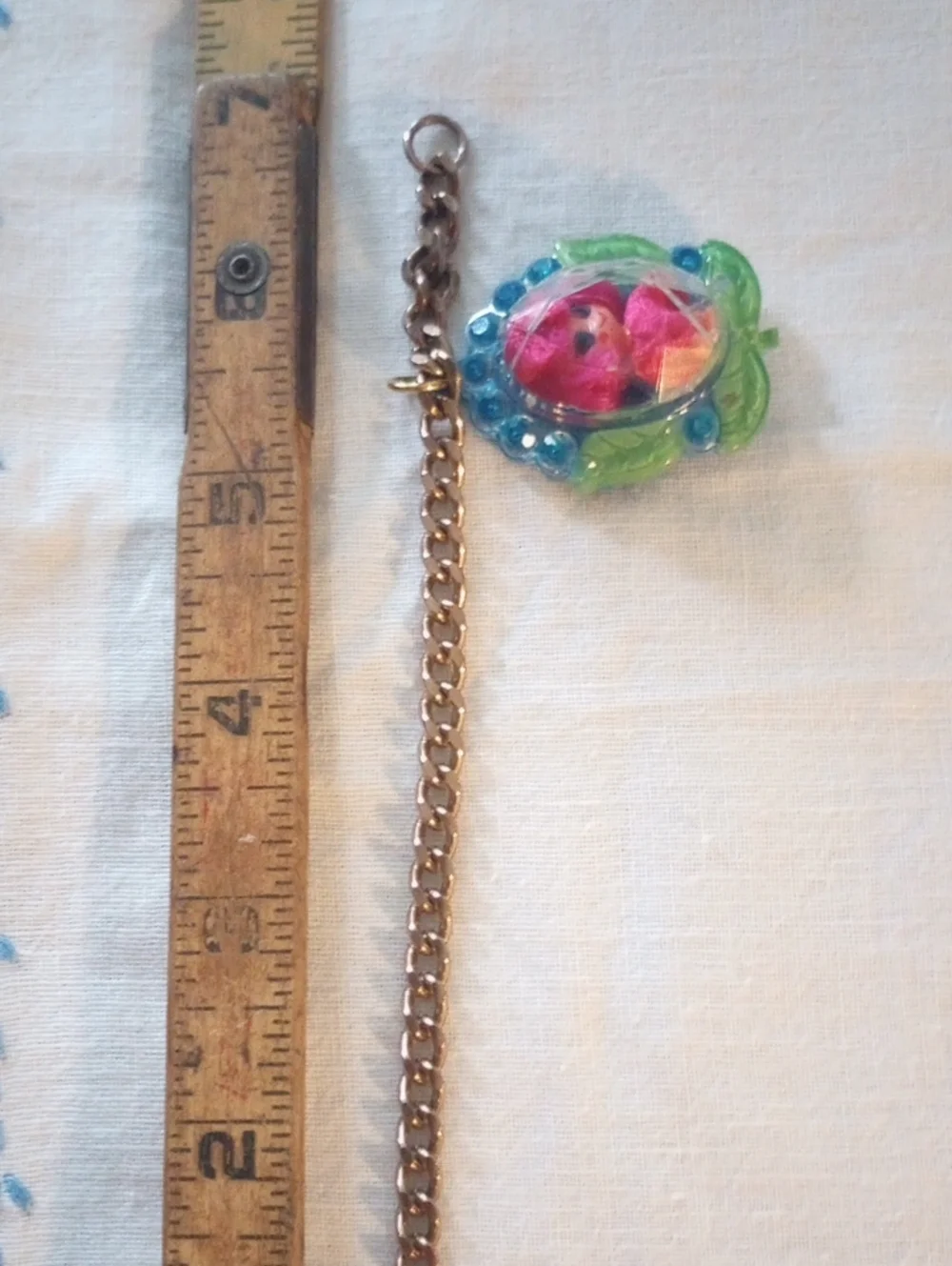 Vintage 1967 Mattel Liddle Kiddle Flower Charm Beacelet Jewelry